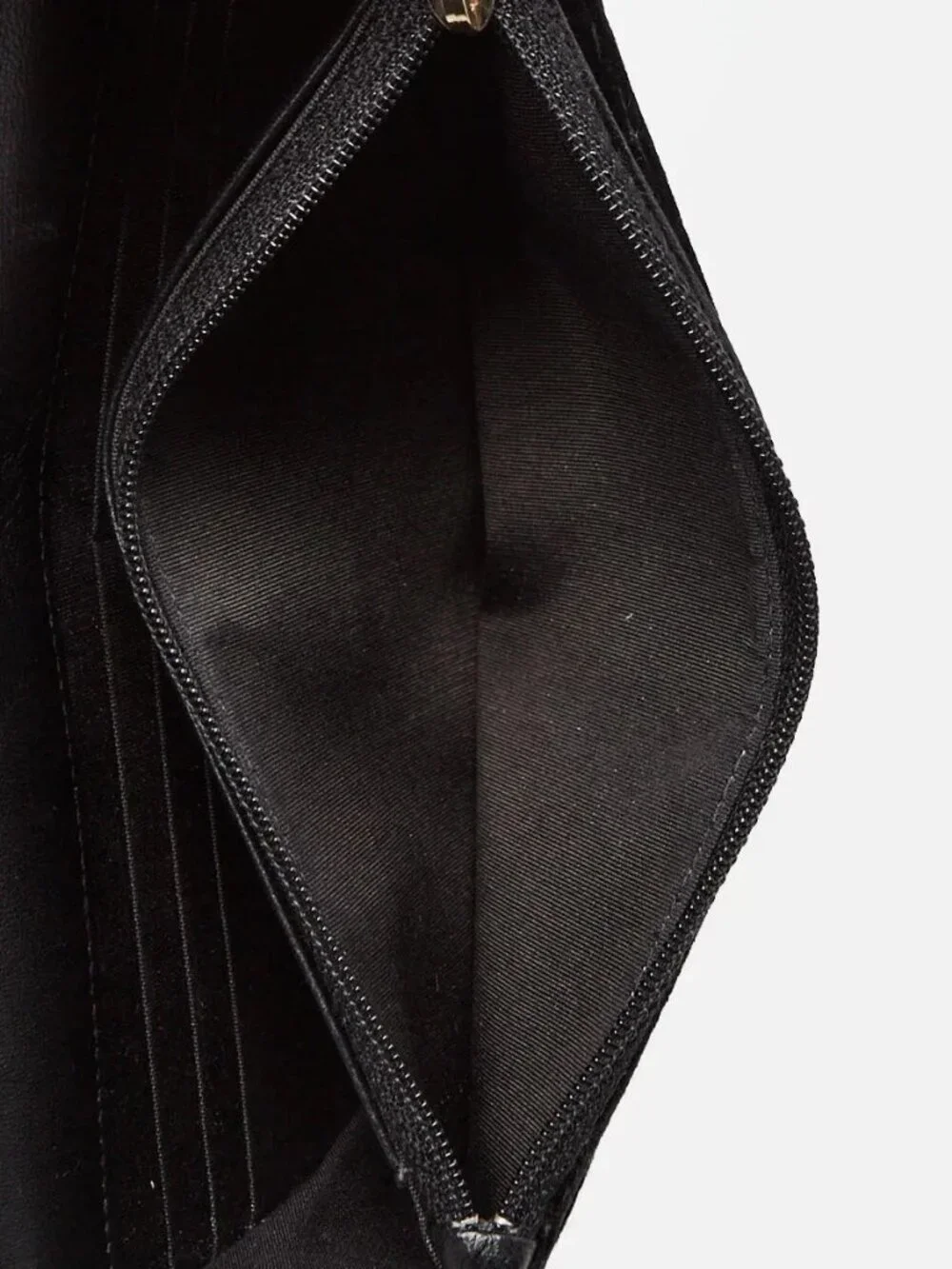 Chanel Black Quilted Velvet Boy WOC Clutch Bag